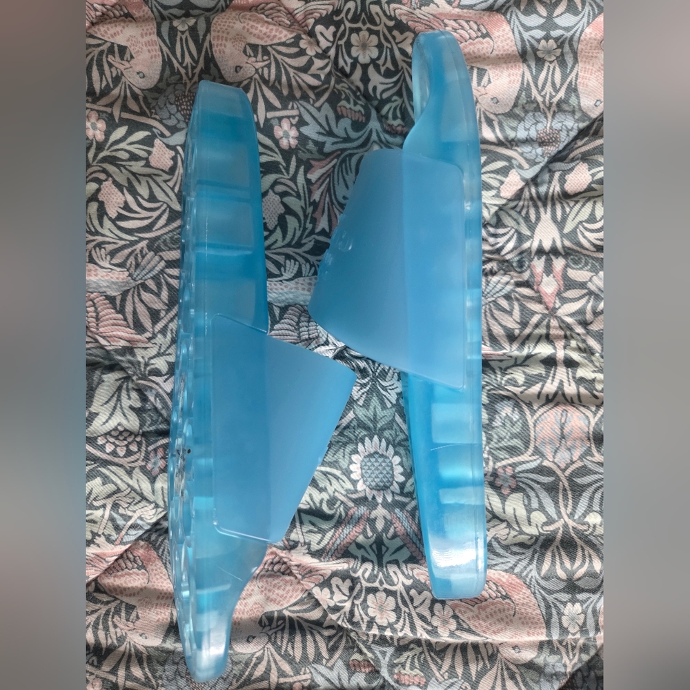 COACH Blue Jelly Slide Sandals - Picture 6 of 9